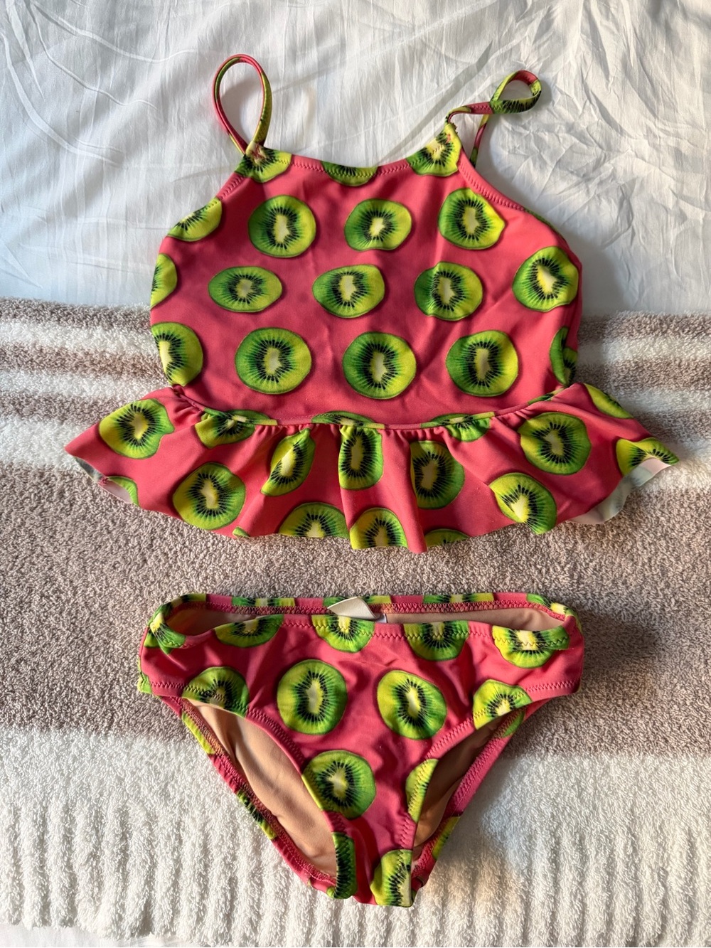 Crewcuts Pink Kiwi Print